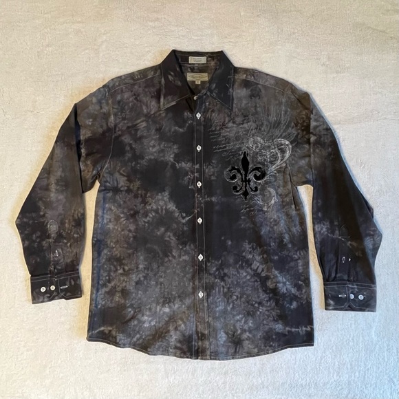 Eighty Eight Men's Button Down Button Up Shirt - Picture 1 of 7